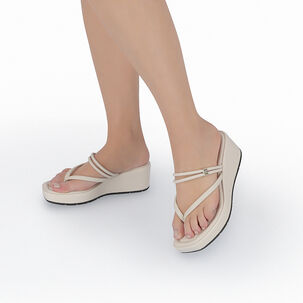 Sandalia Mujer Blanco Lilian Piccadilly