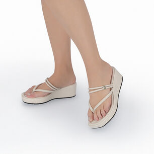 Sandalia Mujer Blanco Lilian Piccadilly