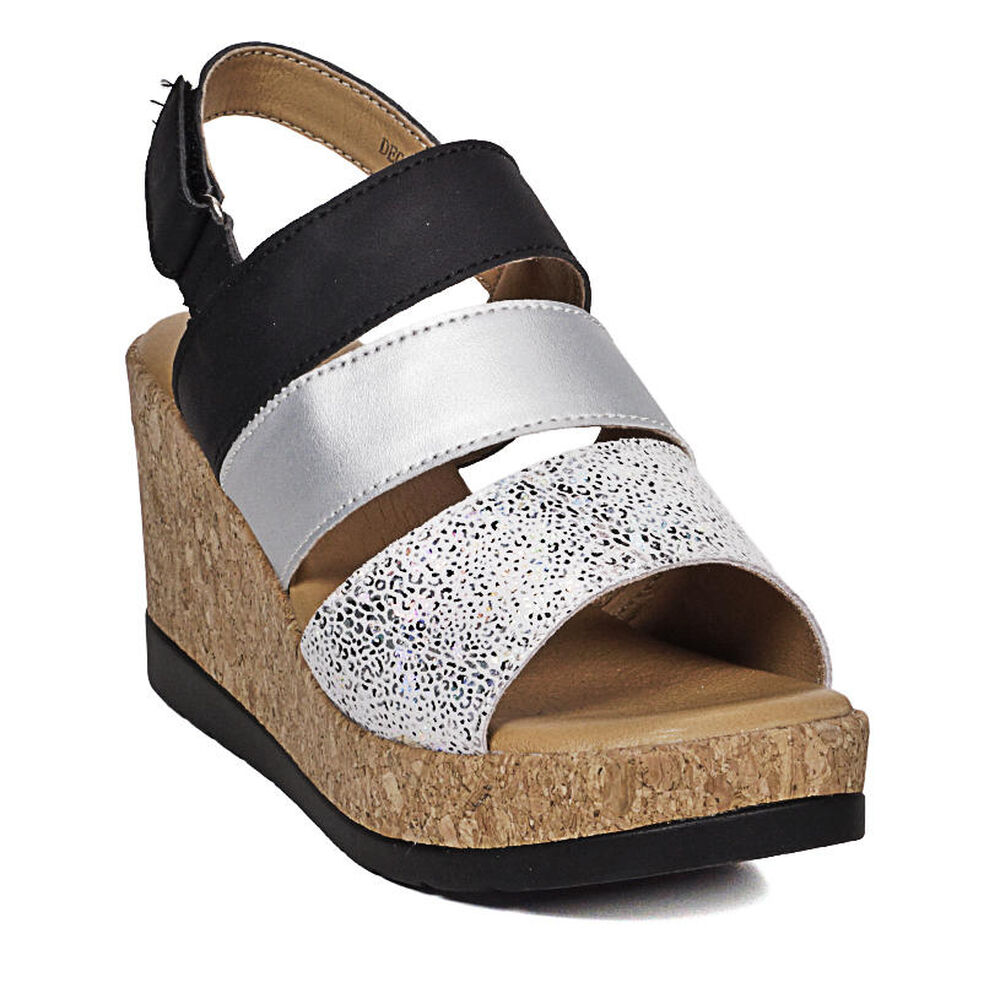 Sandalia Cuero Dava Negro image number 3.0