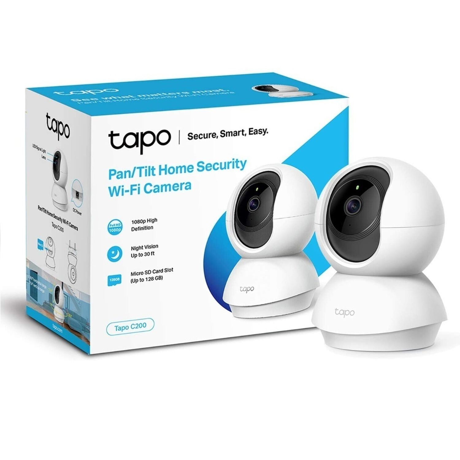Camara Wifi Rotatoria Tapo Tp-link 1080p Full Hd C200 Robot image number 4.0