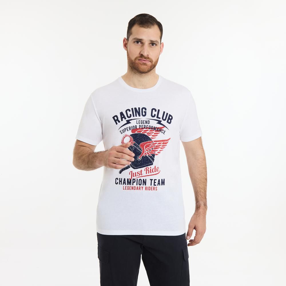 Polera Regular Manga Corta Cuello Redondo Hombre Herald image number 0.0