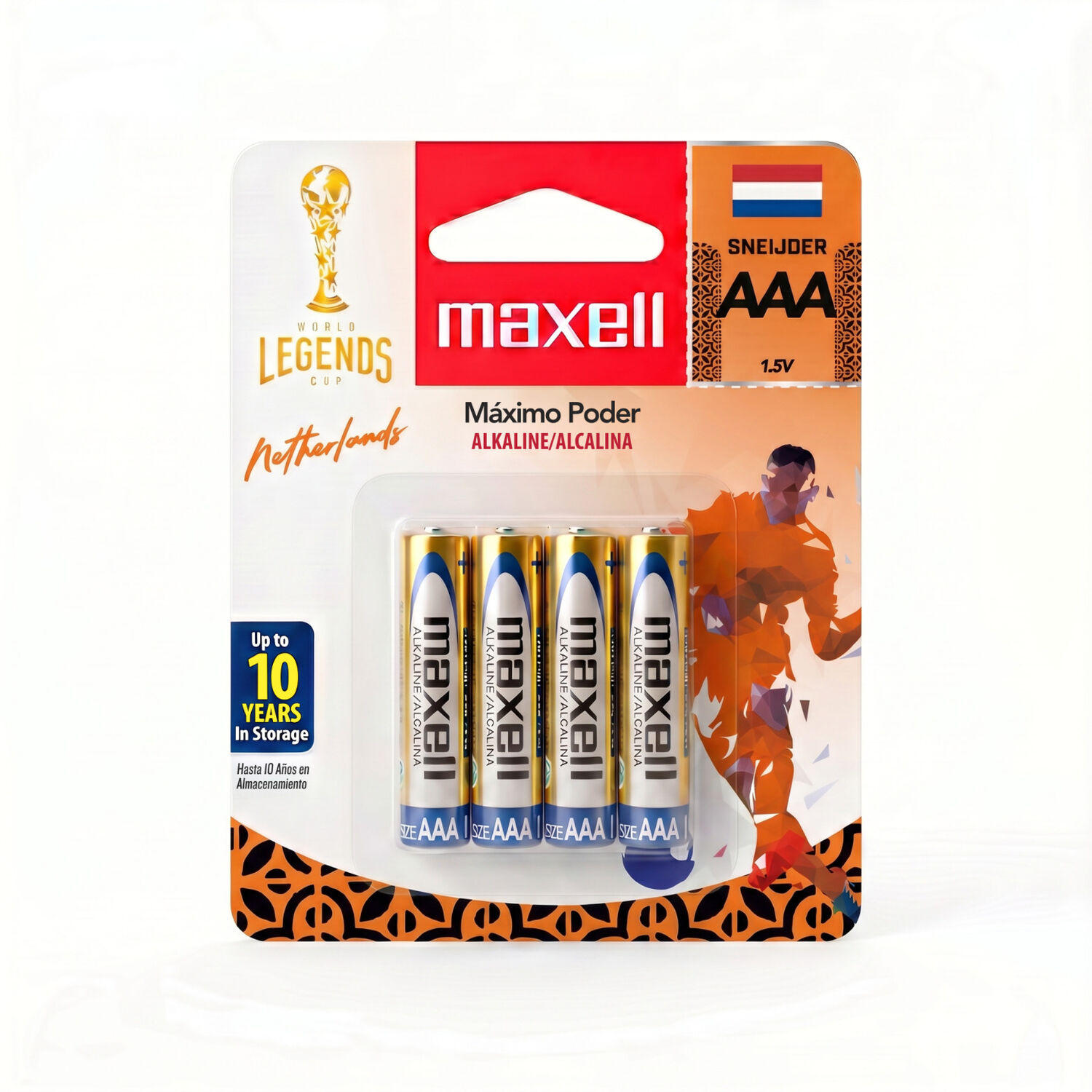 Pack 48 Pilas Alcalinas Aaa 1,5v Leyendas Blister 4uds. image number 5.0