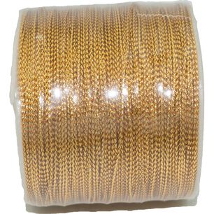 Cord&oacute;n De Lurex Dorado 0.5mm 100 Mt