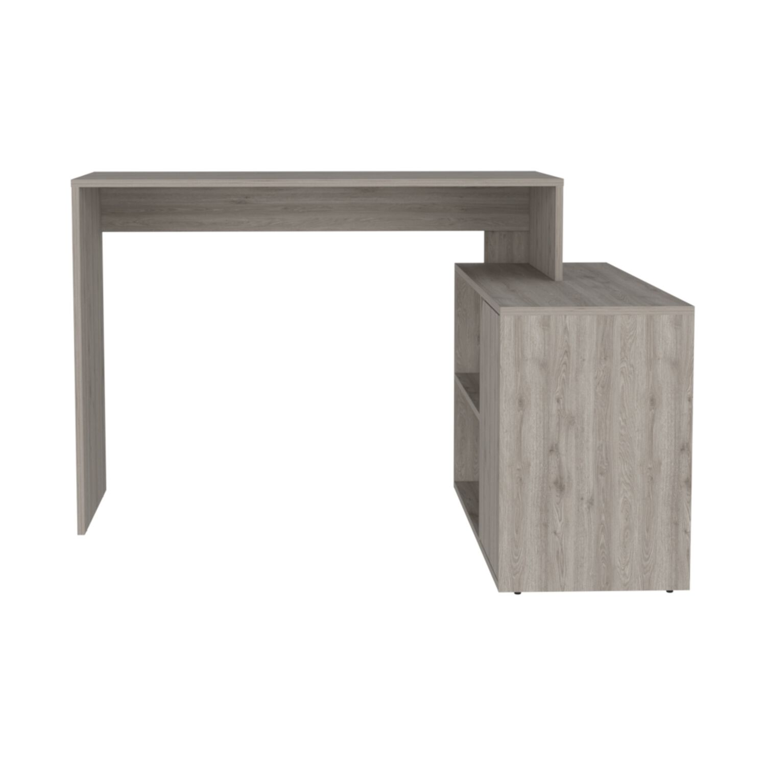 Escritorio En L 1 Puerta 116,6x100x73,6 Cm Fm-033g Gris image number 4.0