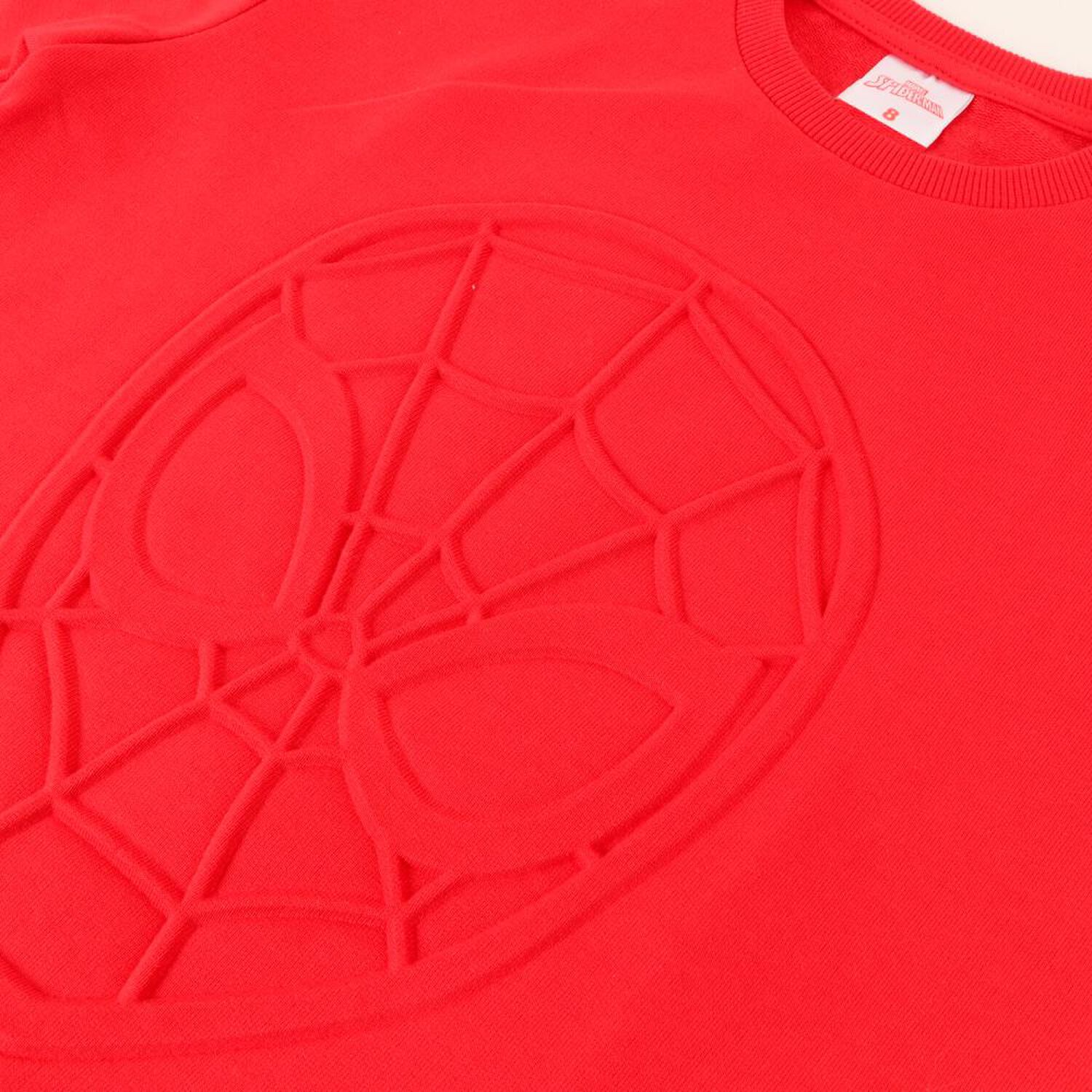 Poleron Cerrado Ni&ntilde;o Heat Emboss Spiderman image number 2.0