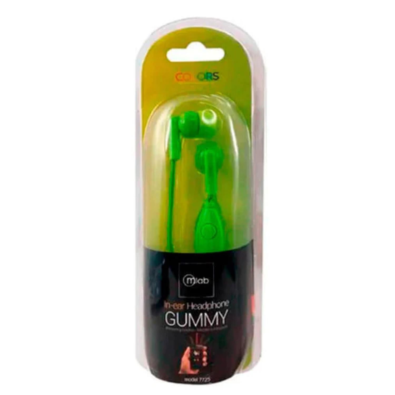 Audifonos Manos Libres Jack 3.5 In Ear Verde Gummy image number 1.0