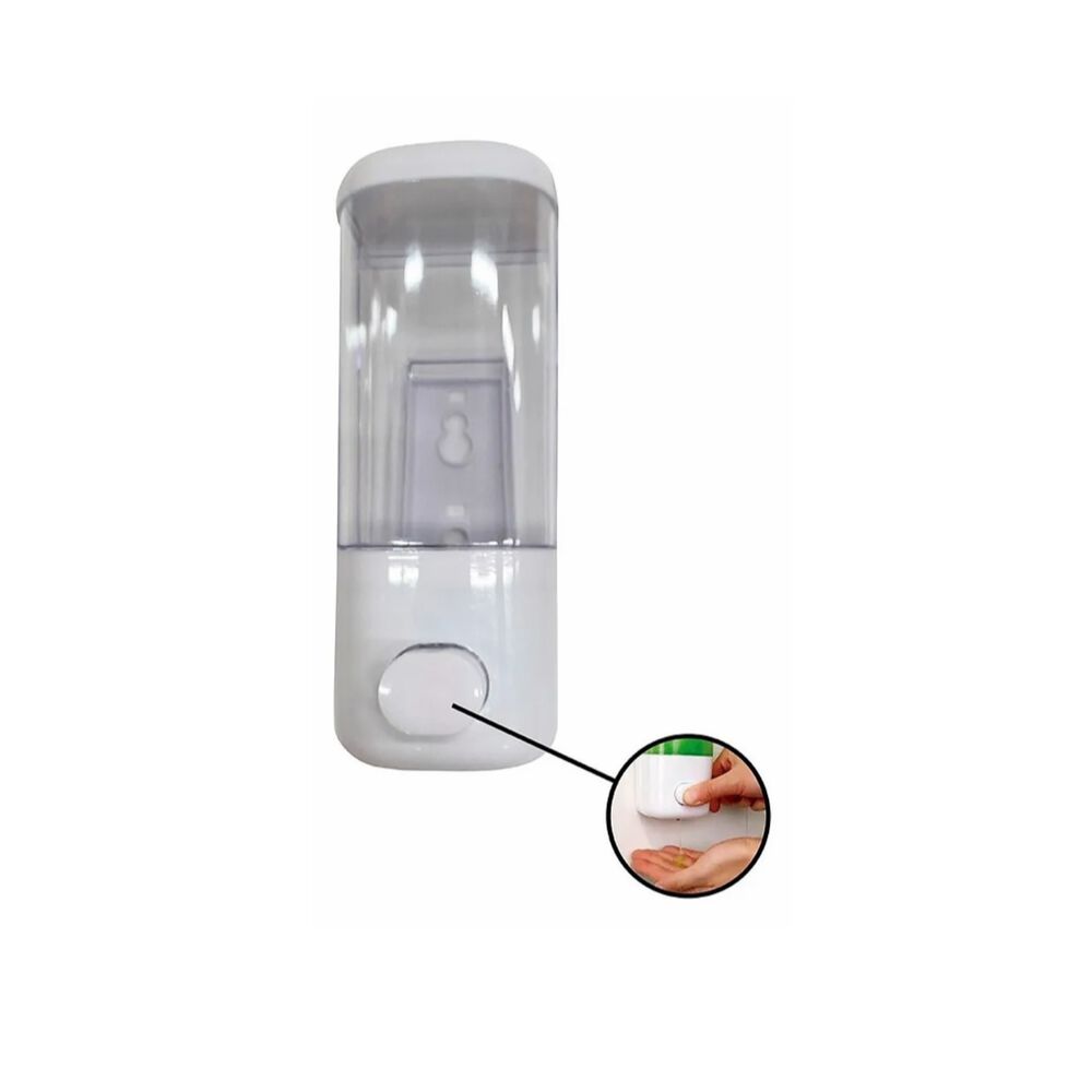 Dispensador De Pared Para Jabón Liquido 500ml Manual Baño image number 4.0