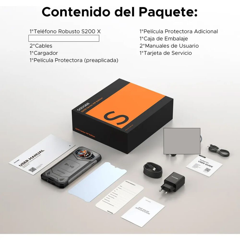 Doogee S200x 5g Rugerizado 48gb Ram 512gb Android 16 Dualsim image number 9.0