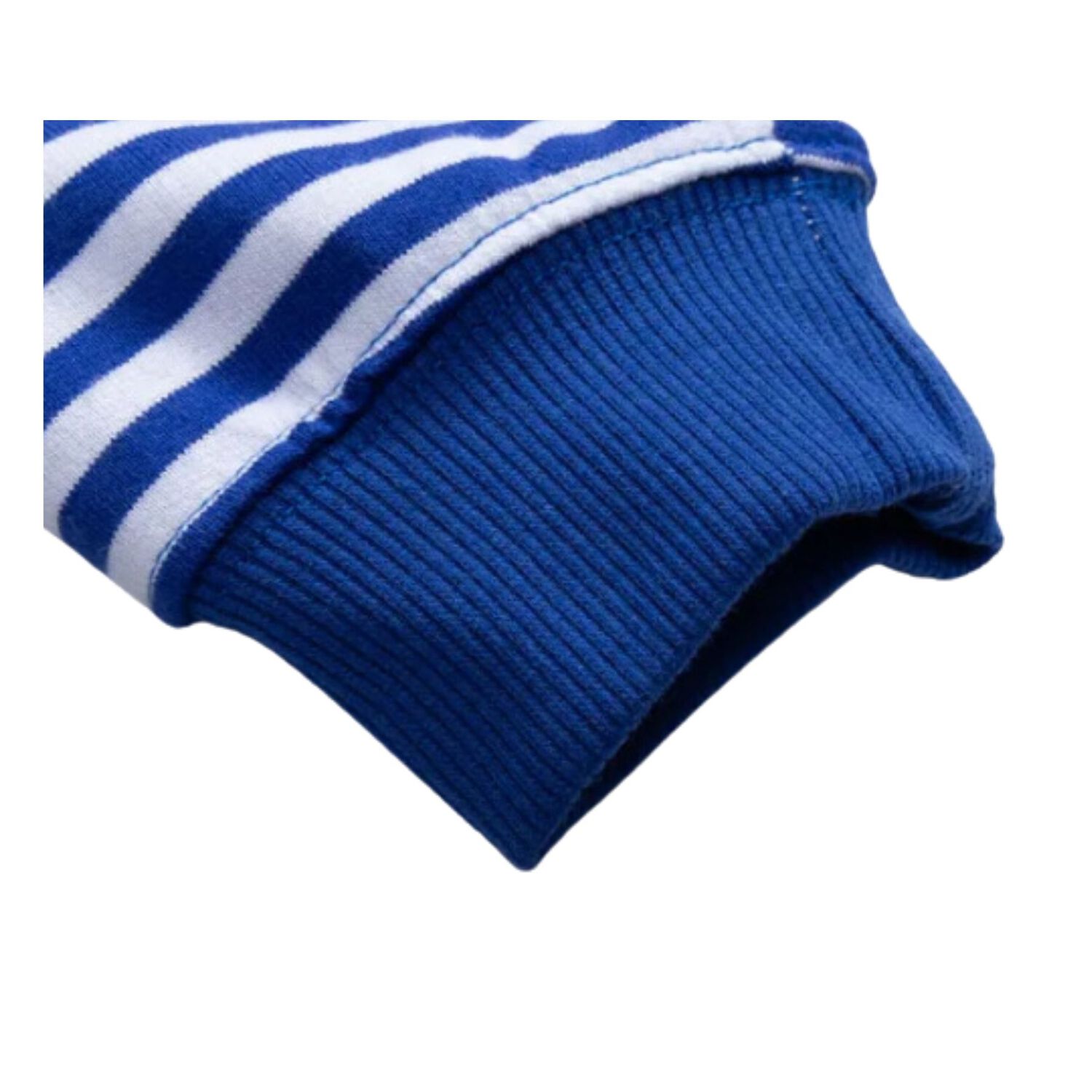 Pantal&oacute;n Buzo Ni&ntilde;a 100% Algod&oacute;n Azul Rayas Manzana image number 2.0