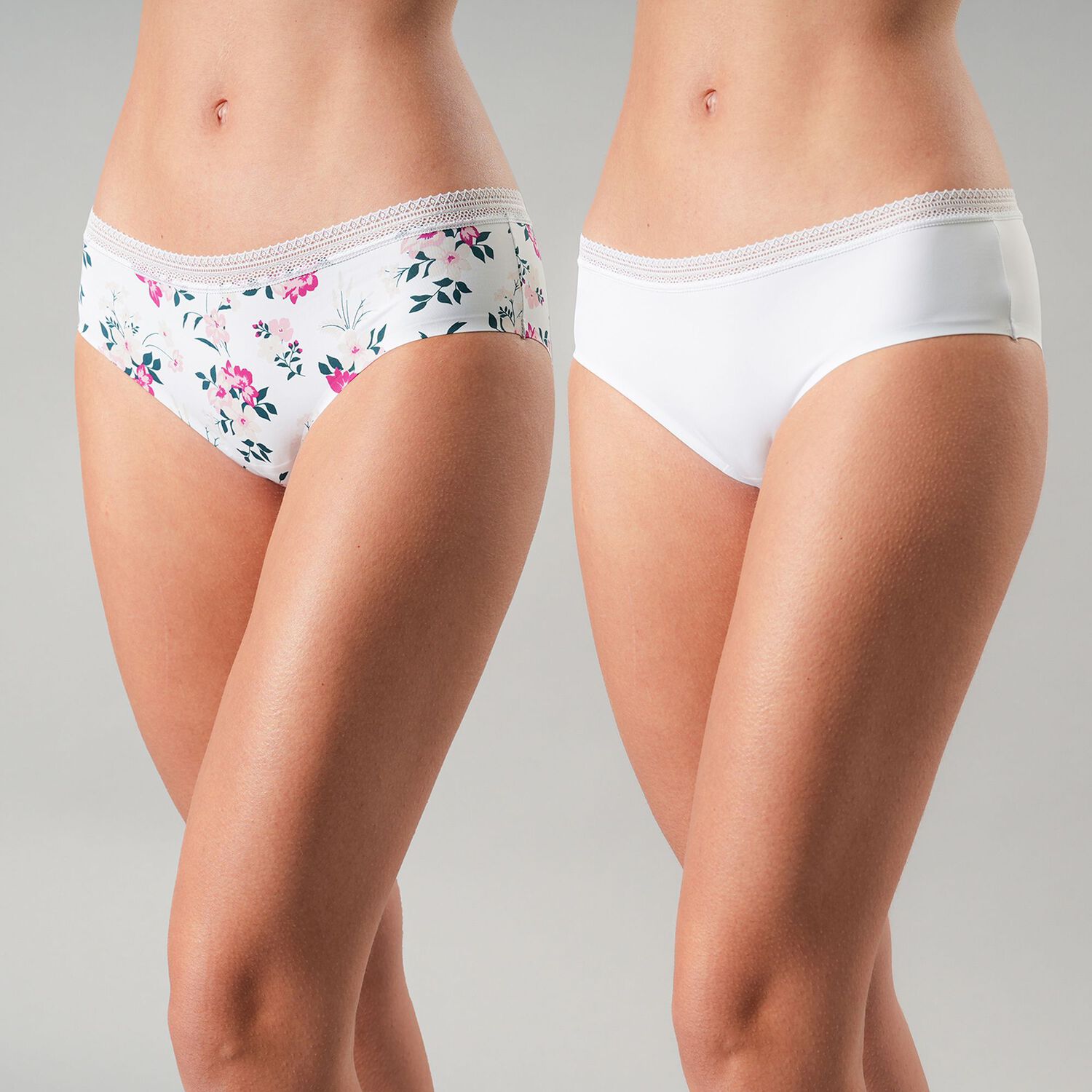 Pack 2x Pantaleta Micro Print Bonded 25397-233 image number 0.0