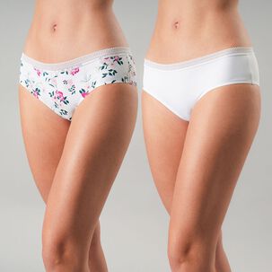 Pack 2x Pantaleta Micro Print Bonded 25397-233