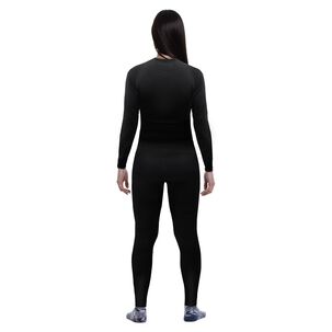 Conjunto Primera Capa Hw Patagonia Spandex Negro Mujer