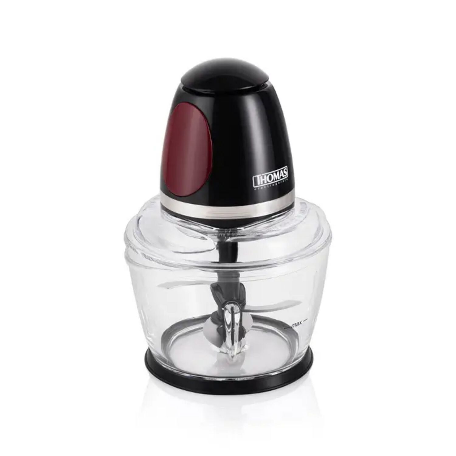 Picadora Thomas Th-9005v 200w Vidrio 1l One Touch Inox image number 3.0