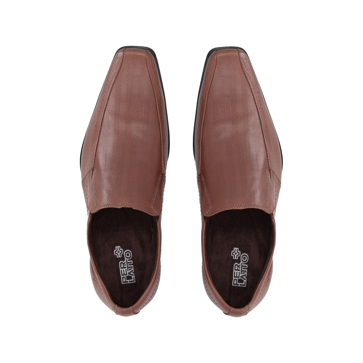Zapato Formal Hombre Cuero 540 Marr&oacute;n Perlatto image number 3.0