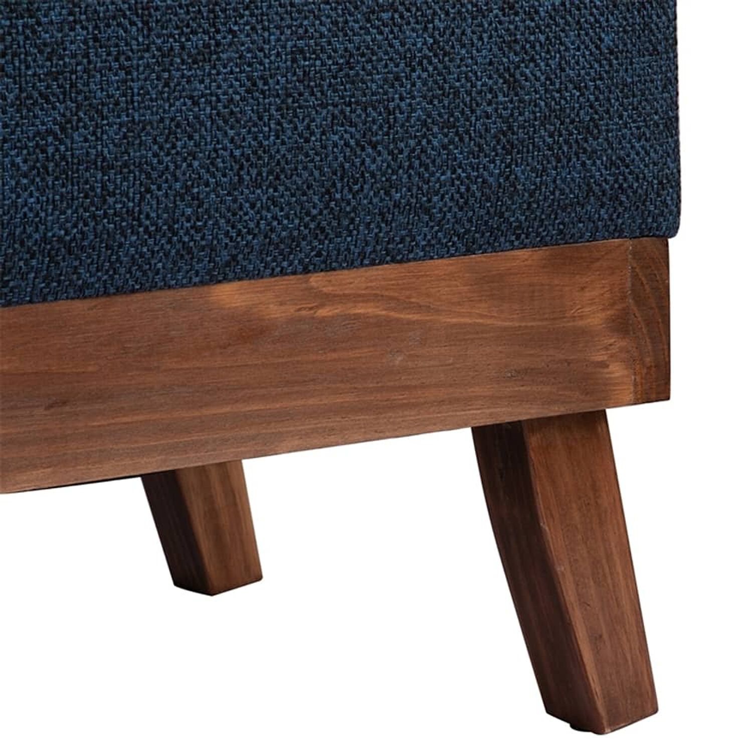Banqueta Con Ba&uacute;l Incy Azul Omega 120x40x50 Cm M&aacute;xima Design image number 4.0