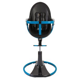 Silla Alta Bloom Fresco Chrome Giro Negro-azul