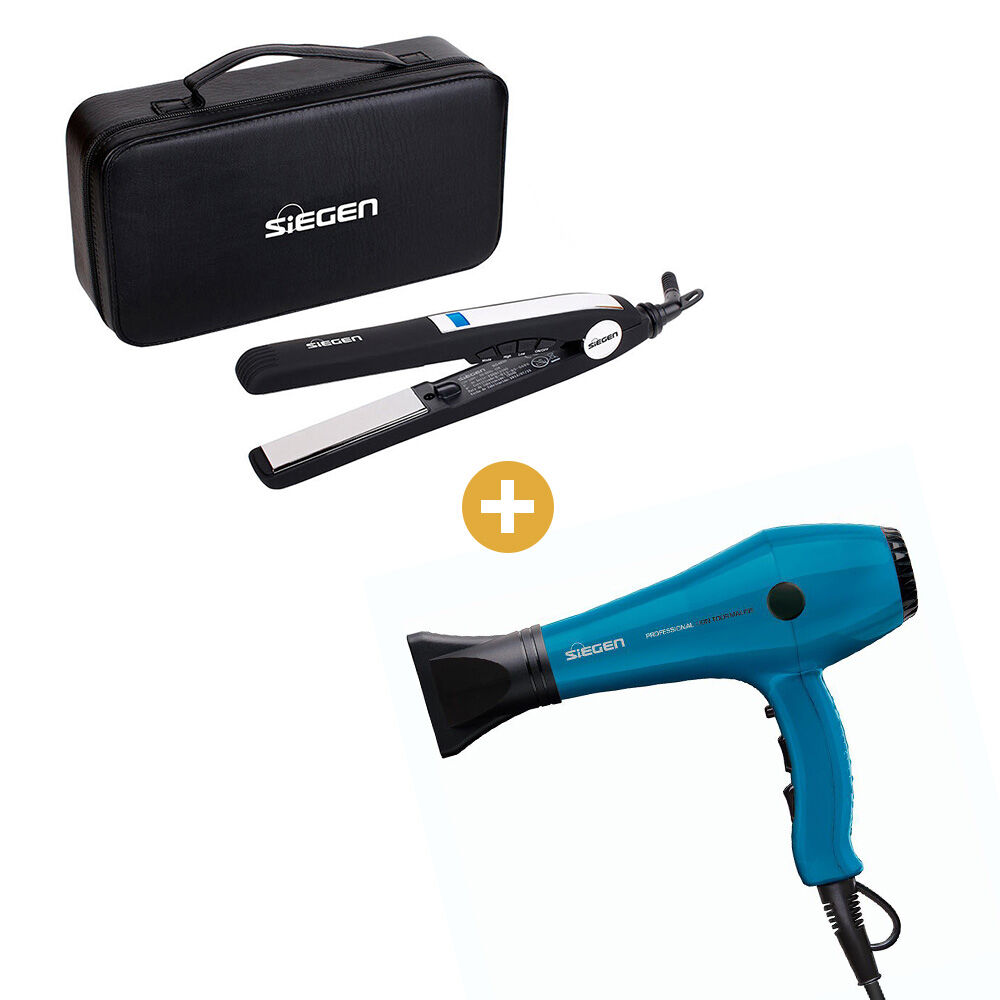 Secador de Pelo Siegen SE-3049C02/C01 + Alisador Siegen SG-4800