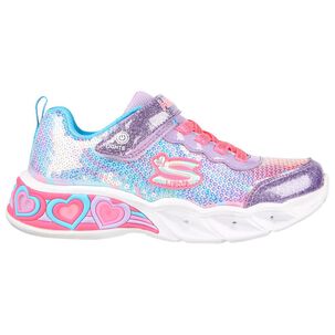 Zapatilla Infantil Niña Skechers Sweetheart Lights -lets Shine Purpura