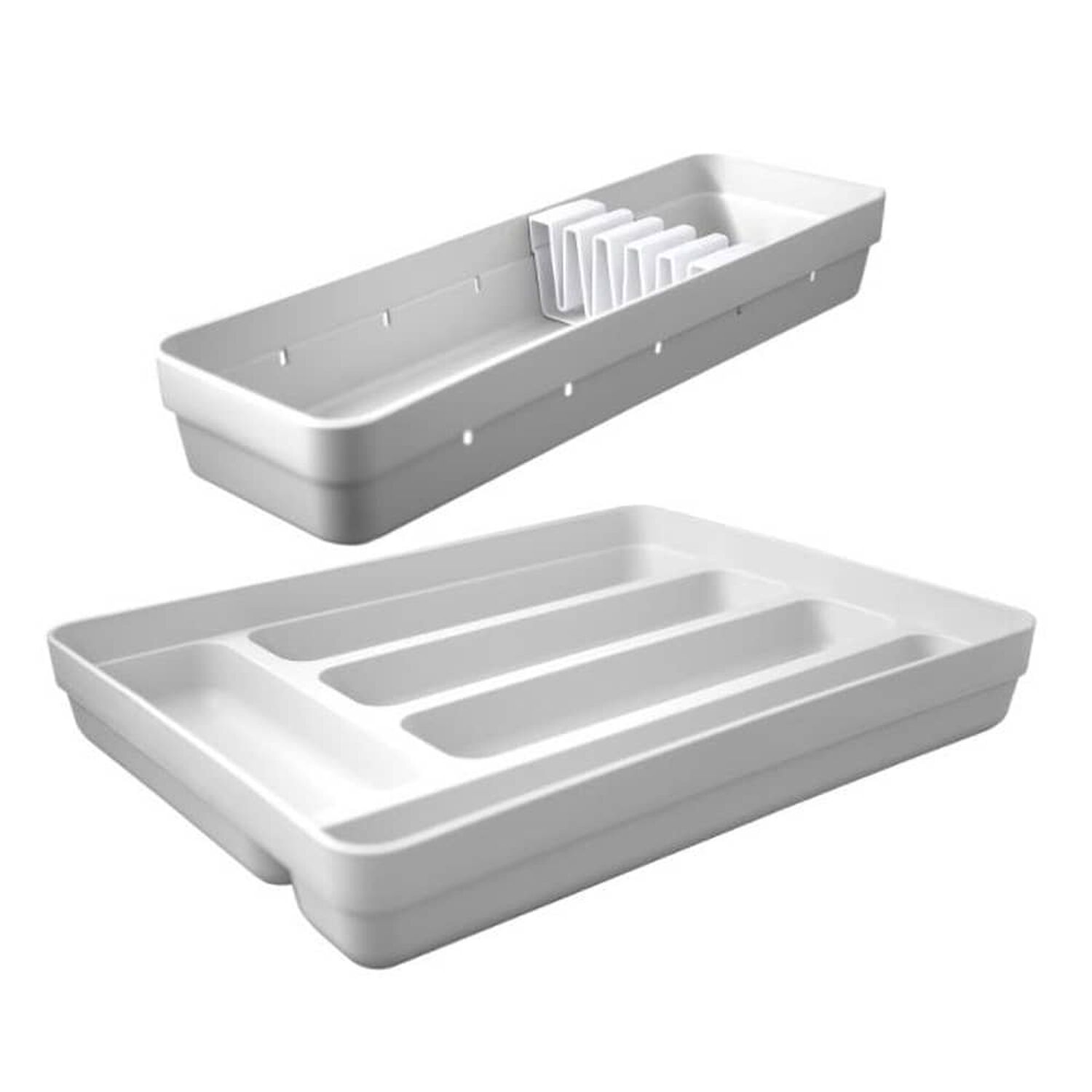Conjunto Organizador Cubiertos Blanco image number 0.0