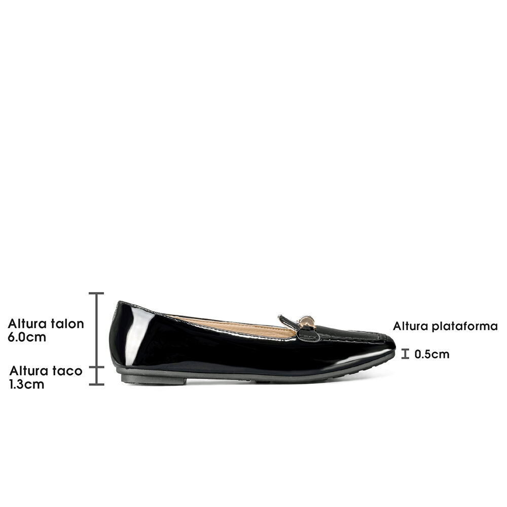 Mocasin Casual Mujer Vintage Charol Plano Weide You509 image number 6.0