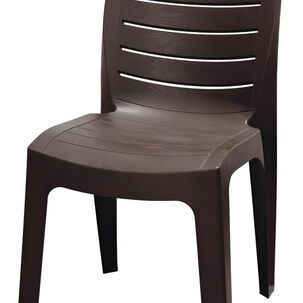 Silla Para Jardin Living Habitacion Modelo Roble Marca Reyplast