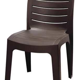 Silla Para Jardin Living Habitacion Modelo Roble Marca Reyplast