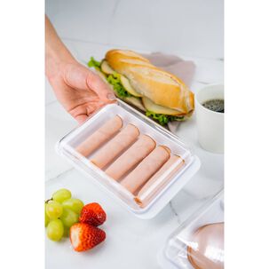 Contenedor Jam&oacute;n/queso Break Blanco