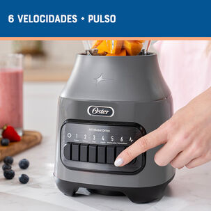 Licuadora Oster Vaso De Vidrio 6 Velocidades + Pulso Blstpeggpb