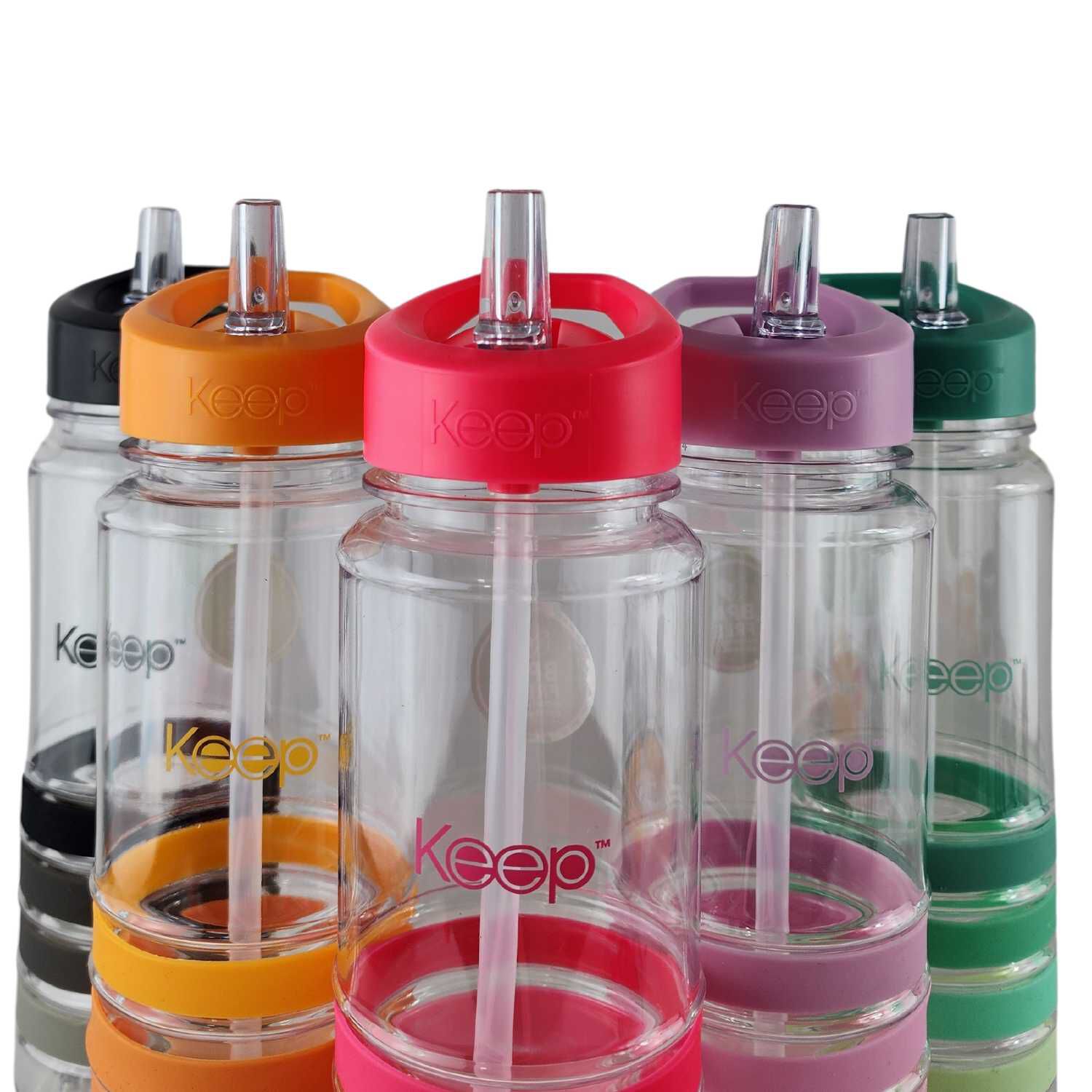 Botella Keep Bandas Colores 750ml Agua Bebidas Rosa image number 7.0