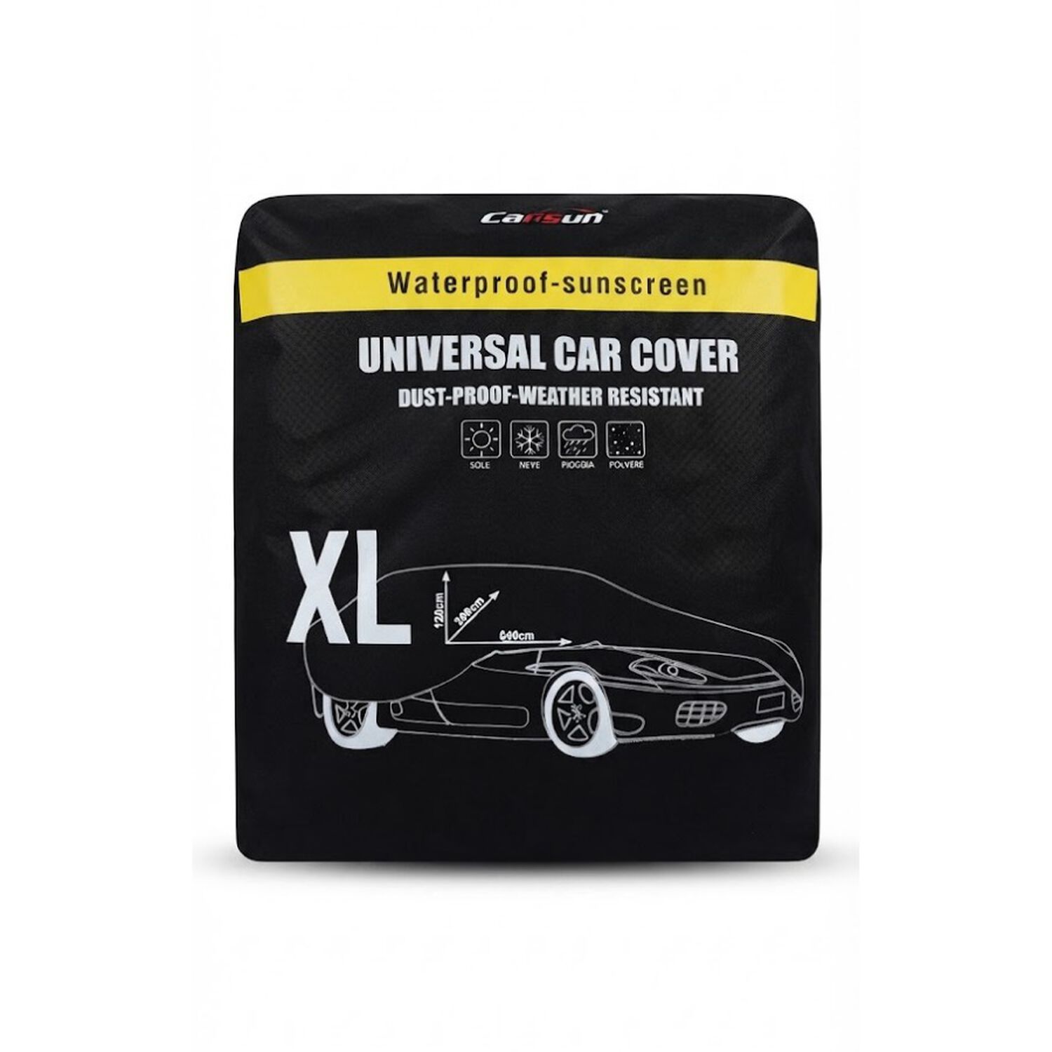 Protector Exterior Auto Resistente Lluvia Uv Y Polvo Talla Xl Gris image number 0.0