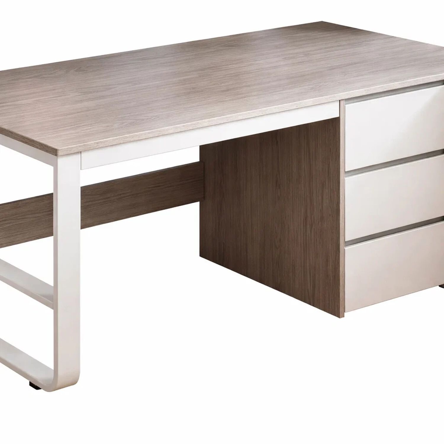 Escritorio Con Cajones Andorra Gray image number 5.0