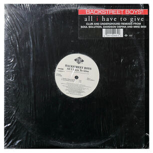 Backstreet Boys - All I Have To Give| 12" Maxi Single Usado