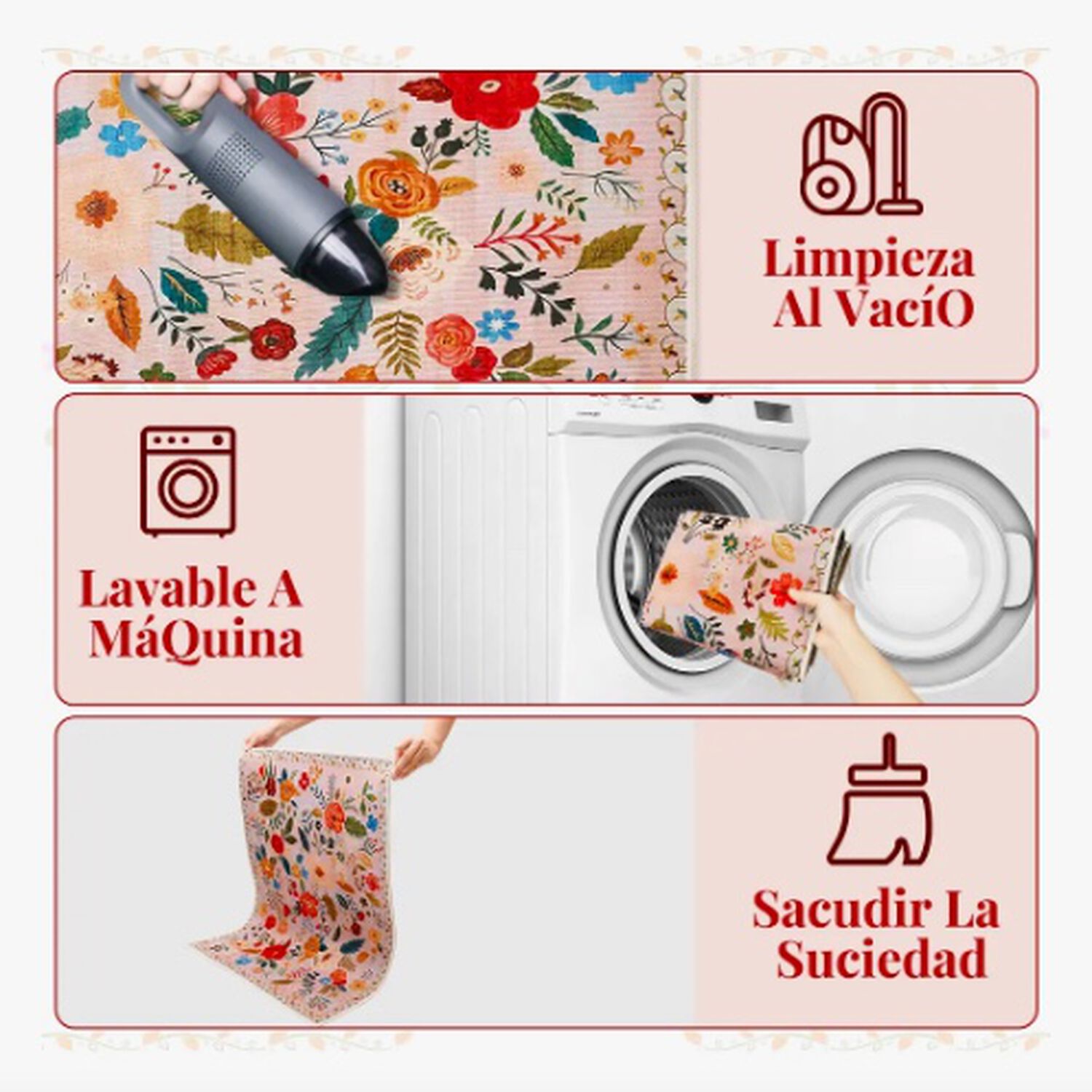Alfombra Vintage Lavable image number 3.0