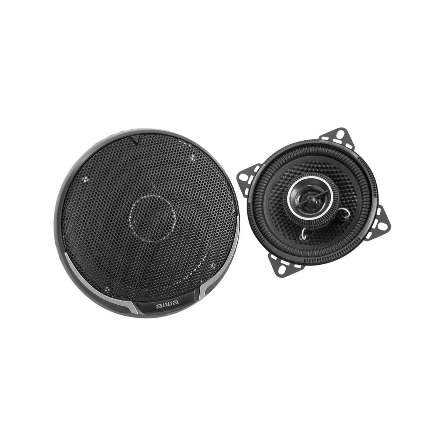 Pack 2 Parlantes 4" 10cm Para Automovil Negro Taw-1022 image number 2.0
