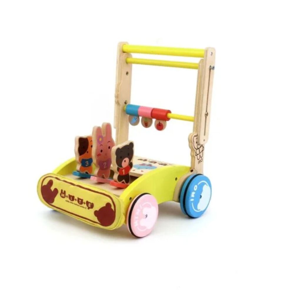 Correpasillos De Madera Con Figuras De Animales Para Beb&eacute;s image number 4.0