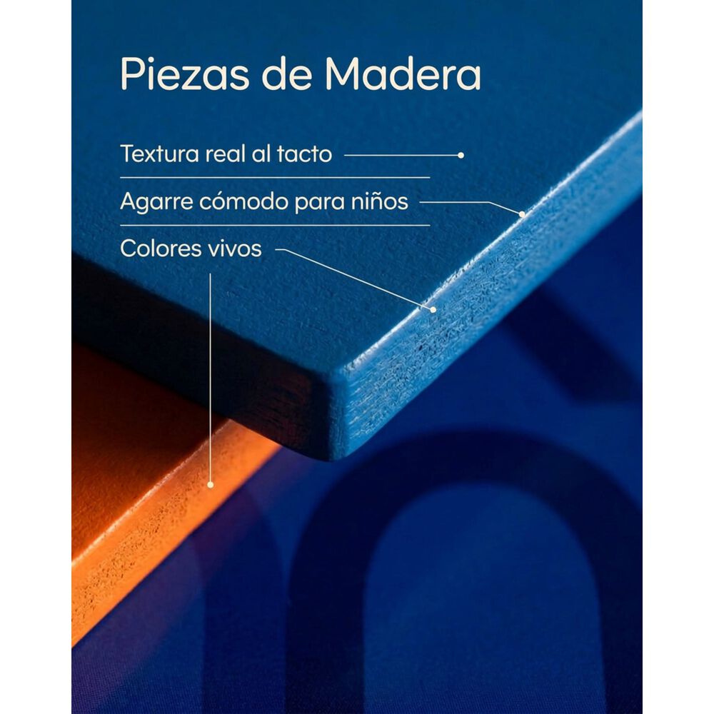 Set Juguete De Madera Rompecabezas Puzzles Ni&ntilde;os 67 Pcs image number 5.0