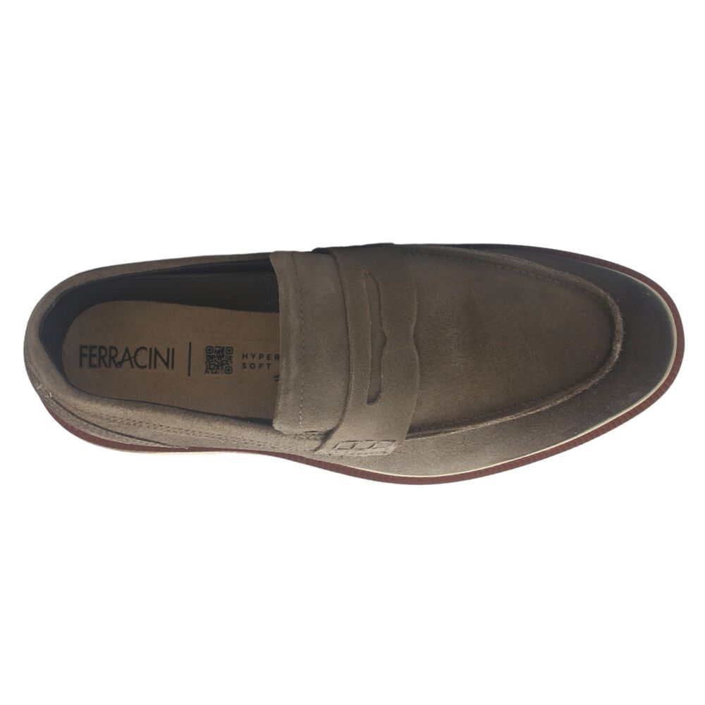 Mocasin Caf&eacute; Hombre Casual Ferracini 5438 Firenze image number 4.0