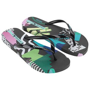 Sandalia Mujer Negro/azul Graffiti Ipanema