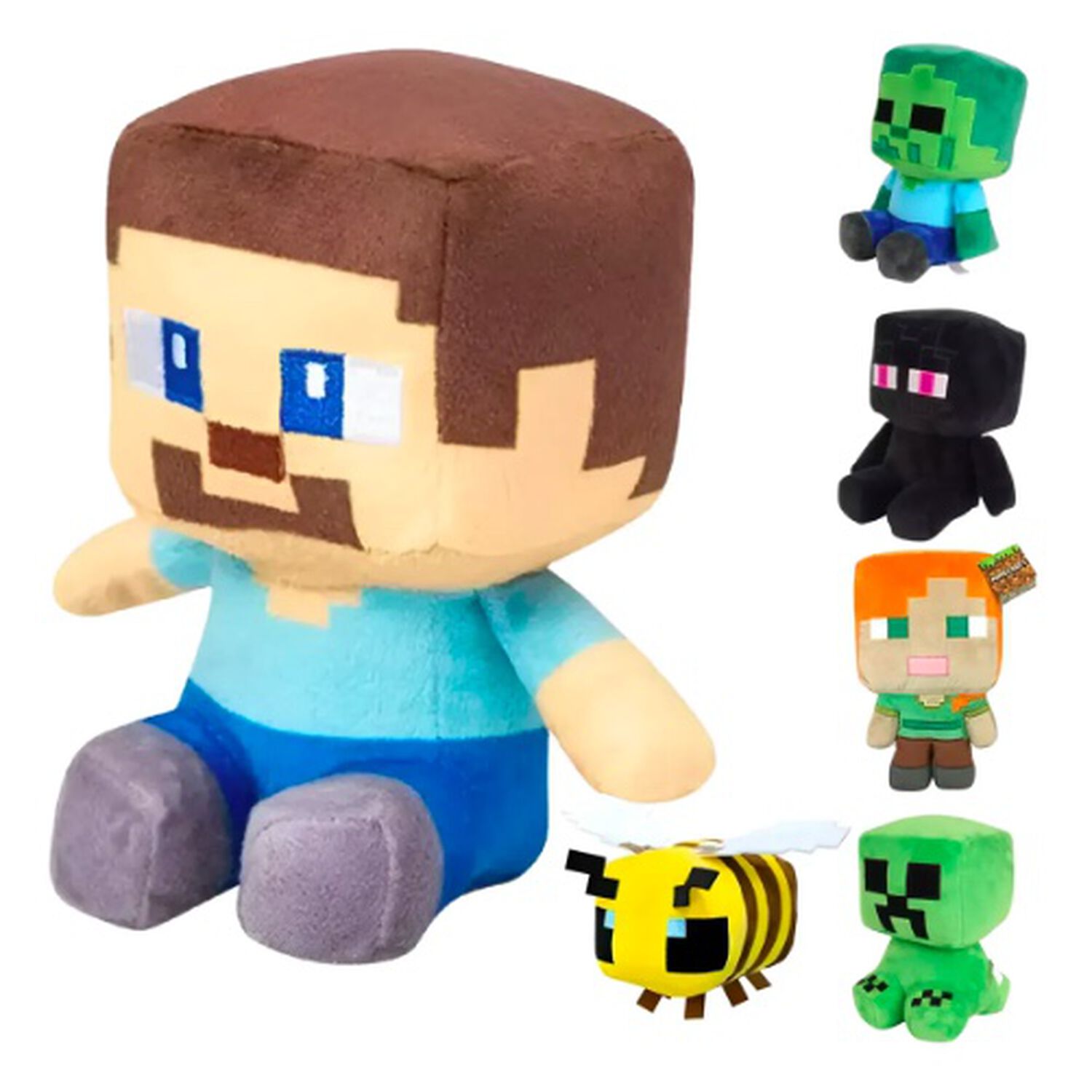 Peluches Minecraft Steve image number 0.0