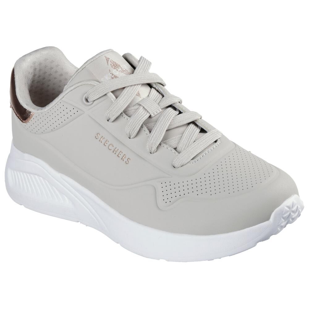 Zapatilla Urbana Mujer Skechers Uno Lite - Shimmer Along Nat image number 3.0