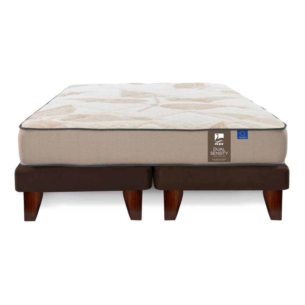 Cama Europea Flex Dual Sensity / 2 Plazas / Base Dividida image number 1.0