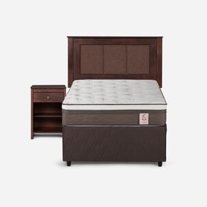 Cama Nido Rosen New Style 6 / 1.5 Plazas / Base Normal + Set De Maderas