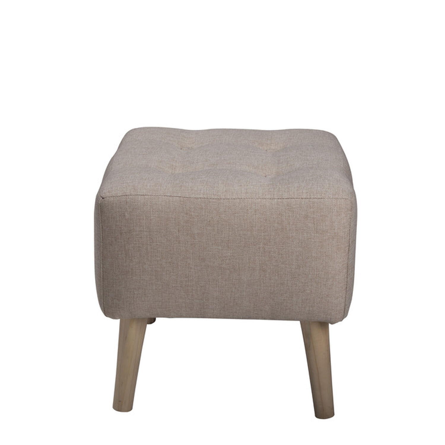 Pouf Alemania Beige Amalfi 42x42x43 Cm M&aacute;xima Design image number 4.0