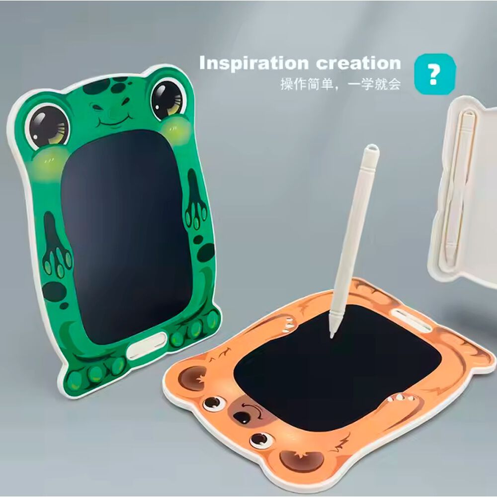 Mini Pizarra De Dibujos Lcd Para Ni&ntilde;os Dise&ntilde;o De Rana image number 1.0