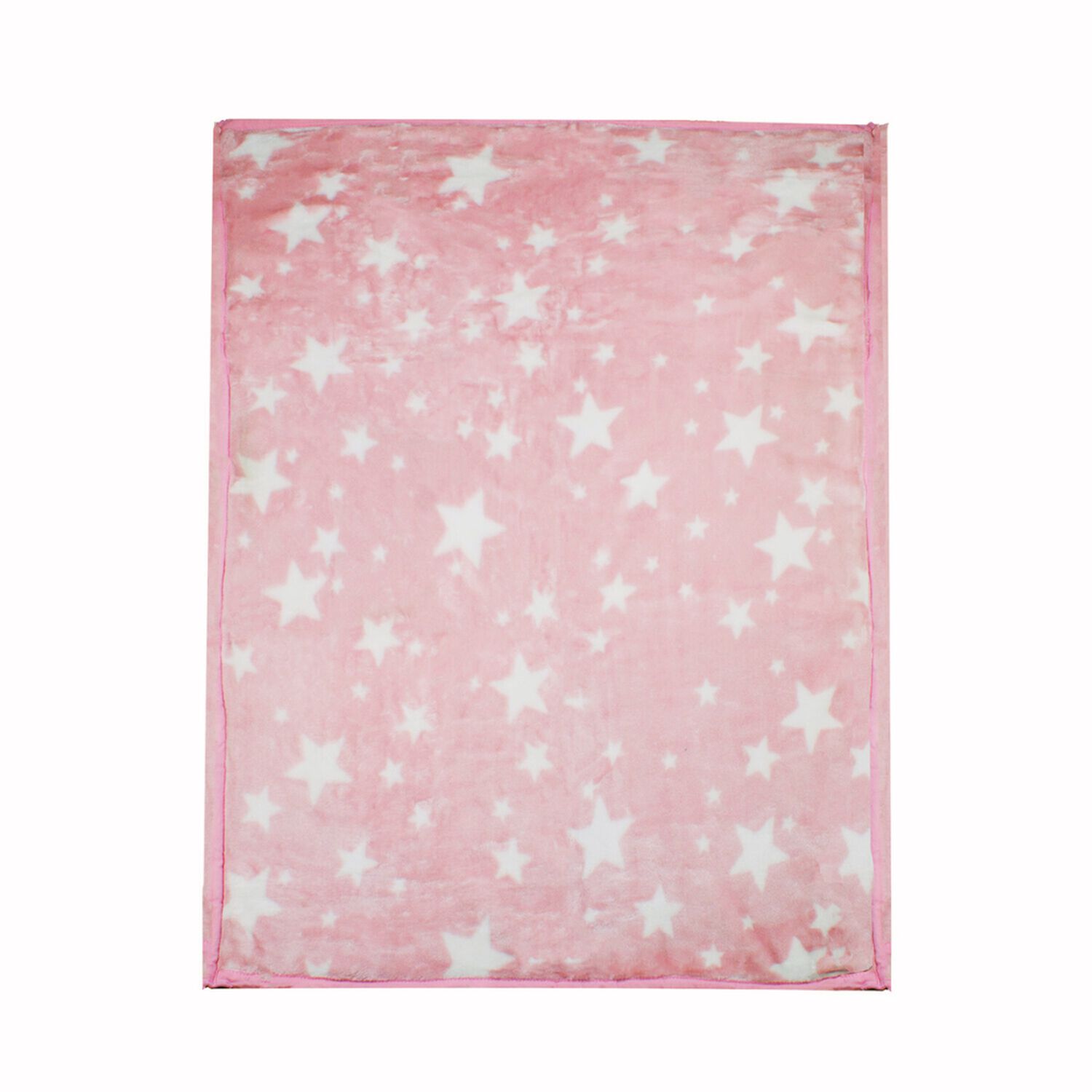Frazada Ultra Soft Estrella 80x110cm Rosado Bebesit image number 1.0