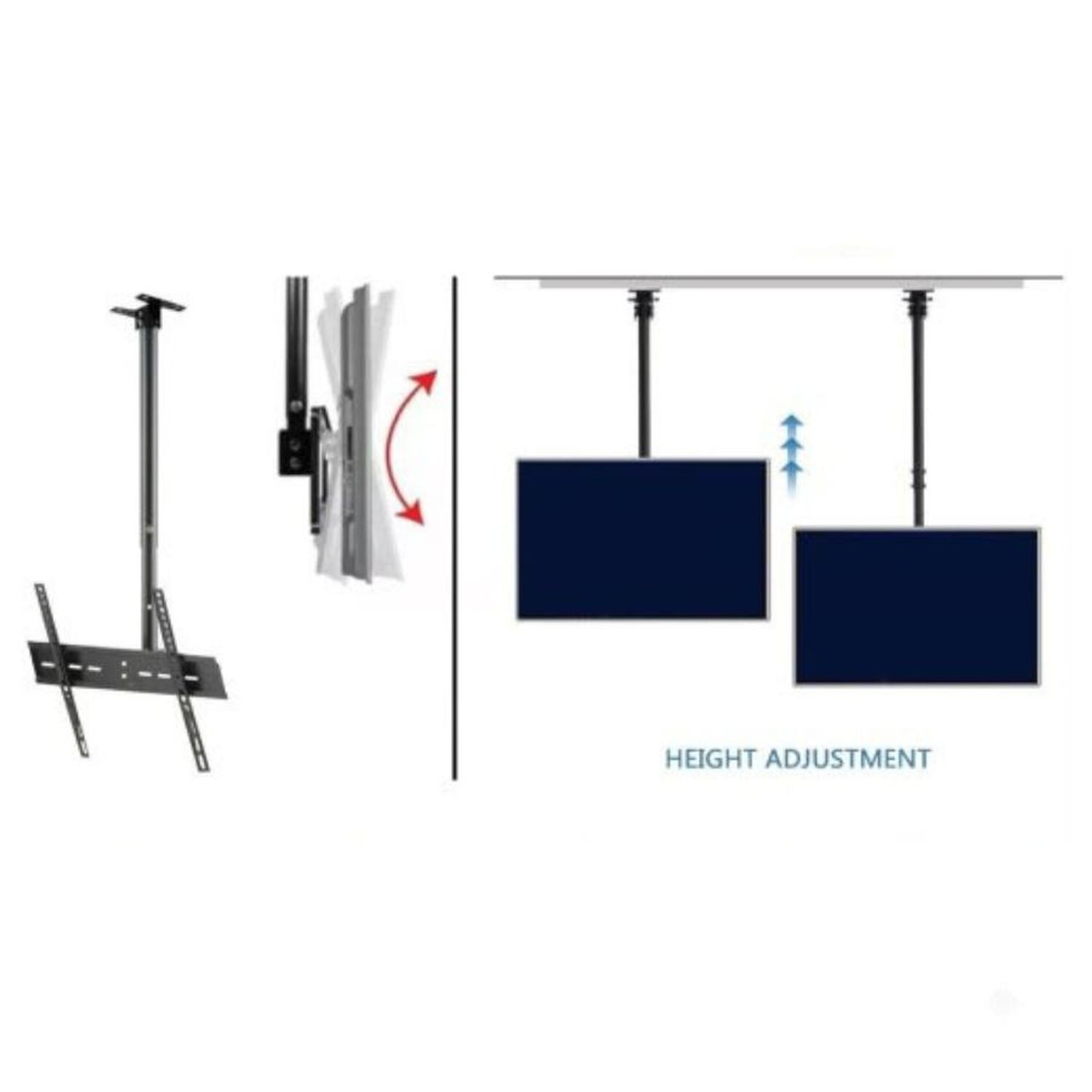 Soporte De Techo Para Tv 20 A 55 Pulgadas Inclinable image number 4.0