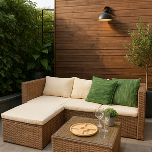 Juego De Terraza Casaideal Bahia / 4 Personas