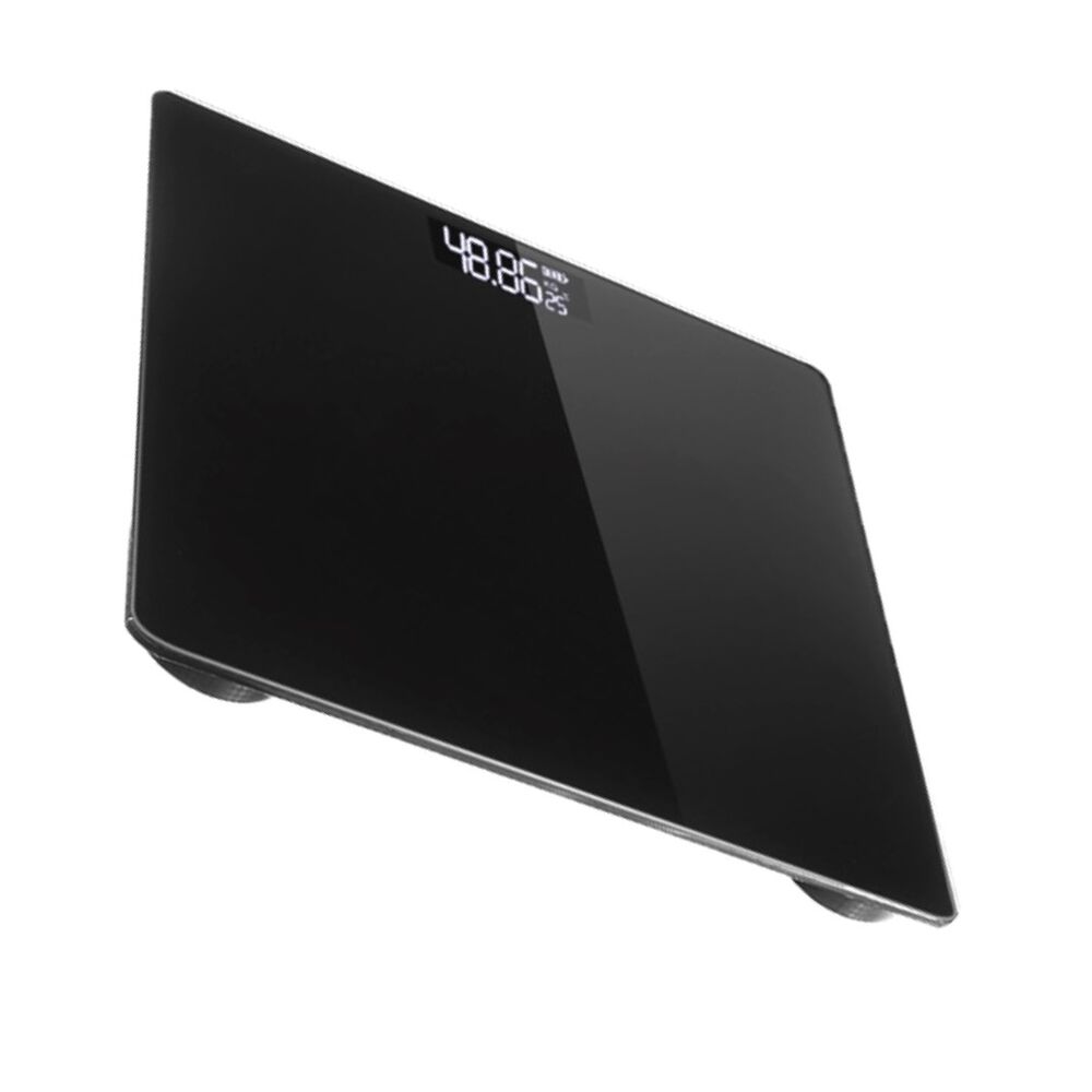 Bascula Digital De Vidrio Templado 180kg Max Black Ws39bk image number 2.0