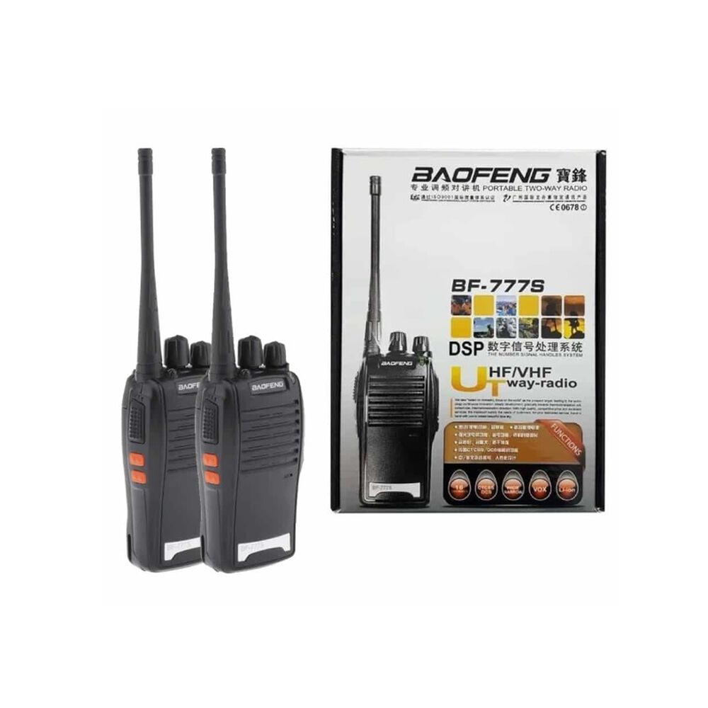 Radios Walkie Talkie Doble Baofeng Modelo Bf-777s image number 0.0