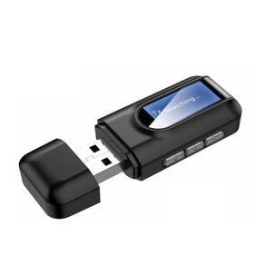 Adaptador Transmisor Receptor Bluetooth 5.0 Radio Auto Audi Usb Y Auxiliar Para Carro